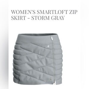 NWT Smartwool, Quilted Smartloft Skirt